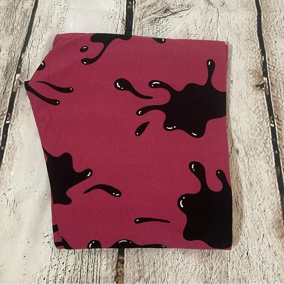 New! Women’s Lularoe paint splash leggings OS - Picture 1 of 1